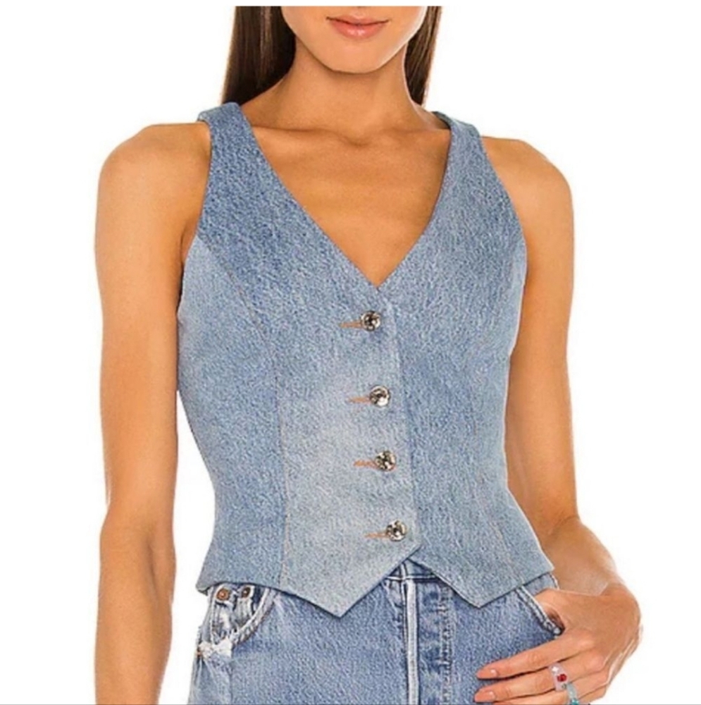EB Denim Ava Vest Nwot